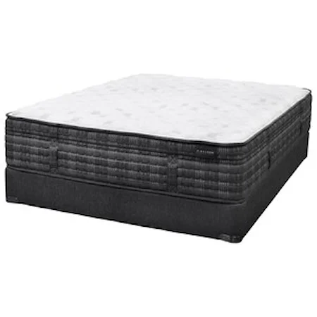 Queen Luxury Firm, Hand Made Luxury Mattress and 9" Grey Semi-Flex Foundation